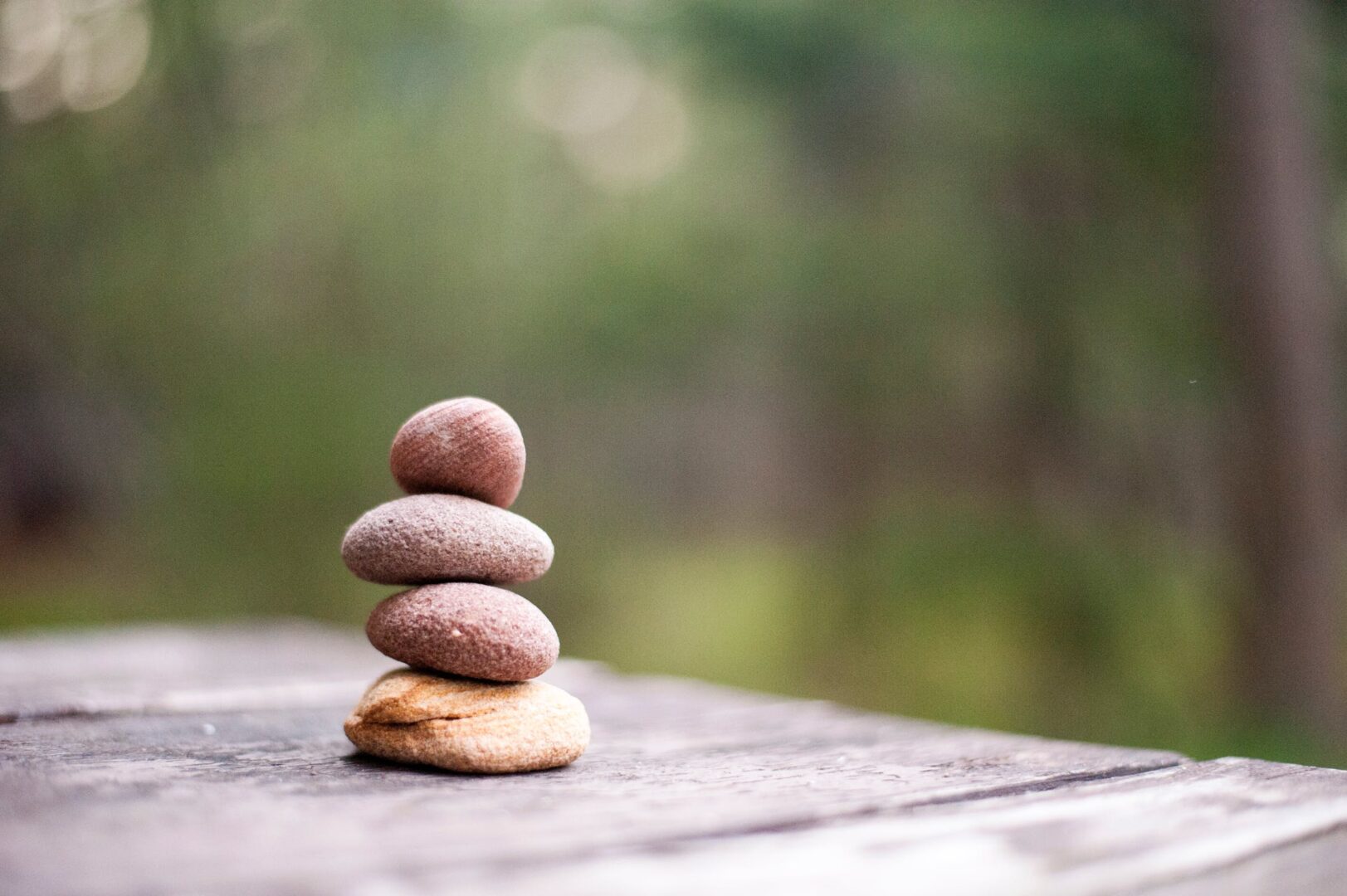 A stack of rocks on top of each other.